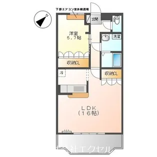 東京都八王子市丹木町1【アパート】の間取り