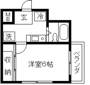 ジョイフルオークラNo.26【5階】の間取り
