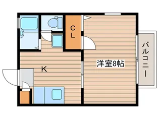 グレイスコートK【1階】の間取り