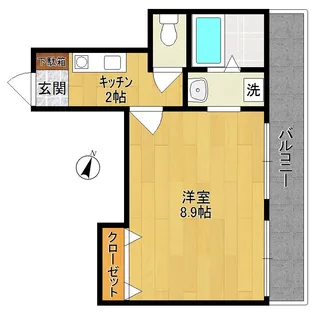 カーサ・コンフォルトII【3階】の間取り