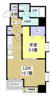 LaurelCourt田町【2階】の間取り