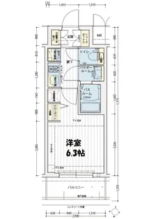 エステムコート新大阪XIIオルティ【10階】の間取り