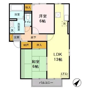 グランドソレイユG棟【1階】の間取り