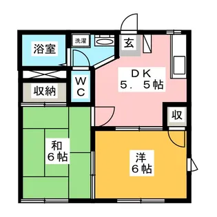 コーポラス東峰 A棟【1階】の間取り