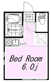 ユナイト 六浦フェルメールの瞳【1階】の間取り