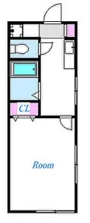 ハイツ釜台【1階】の間取り