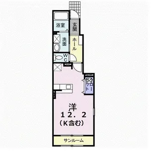 グランティス【1階】の間取り