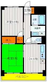 東京都東大和市立野4【マンション】の間取り