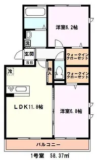 埼玉県川口市大字芝【アパート】の間取り