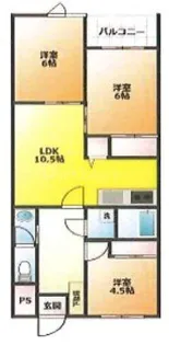 埼玉県さいたま市大宮区櫛引町1【マンション】の間取り