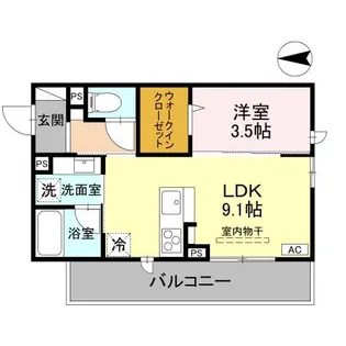 DR相木COEUR【3階】の間取り
