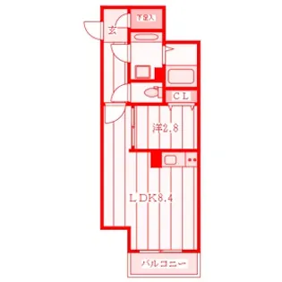 クリサンテーモ大和【3階】の間取り