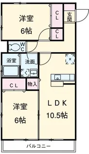 ディライトヒルズ【1階】の間取り
