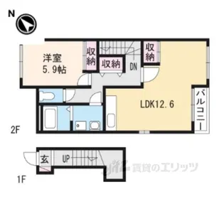 エトワール【2階】の間取り