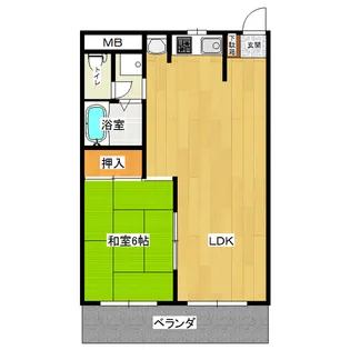 アーバンひかり【2階】の間取り