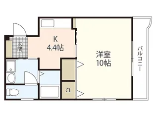 エルグラン・ドーセ【1階】の間取り
