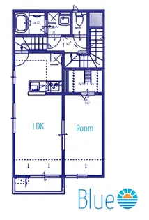 ヒルズティーイー【2階】の間取り