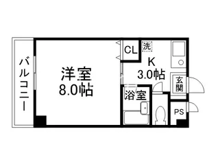 Stable梅津【3階】の間取り