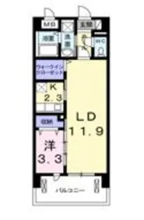 神奈川県海老名市扇町【マンション】の間取り