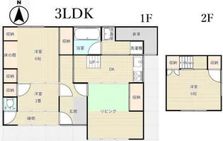 山口県周南市福川3【一戸建】の間取り