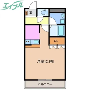 グロリアス・M【1階】の間取り