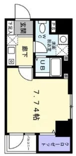 東京都台東区竜泉3【マンション】の間取り