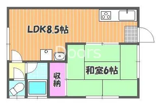 岡山県岡山市中区中井3【アパート】の間取り