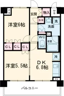 リガレーヴ【2階】の間取り