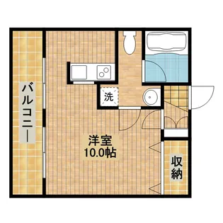 コスモリード武蔵中原【1階】の間取り