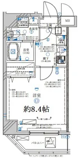 ディアレイシャス日暮里EAST【5階】の間取り