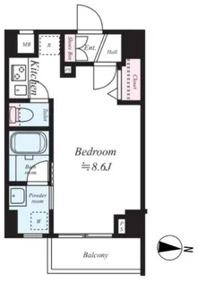 東京都練馬区北町3【マンション】の間取り