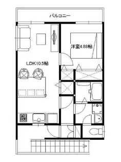 さつき荘【2階】の間取り