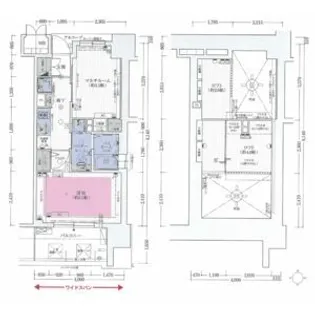 エステムコート名古屋駅前CORE【8階】の間取り