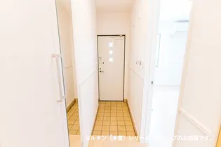 ヴィラアミング II【1階】の玄関