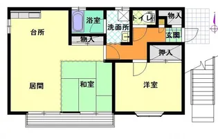 パステル 2【1階】の間取り