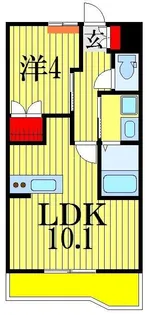 ぺブル【2階】の間取り