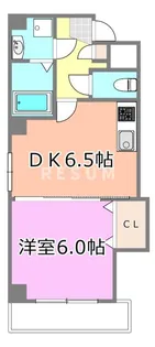 千葉県千葉市中央区中央1【マンション】の間取り