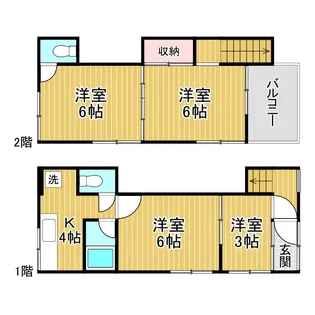 吾妻通5丁目アパートの間取り