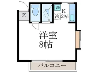 ハイツあすは【2階】の間取り