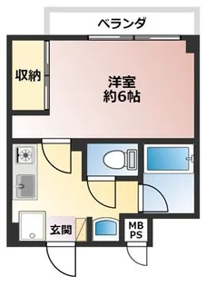 クレール柏【2階】の間取り