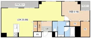 コスモ守山5番館【9階】の間取り