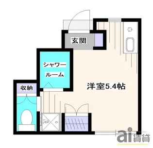 東京都東村山市萩山町2【アパート】の間取り