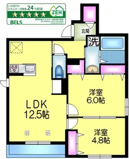 S.forest エスフォレスト【2階】の間取り