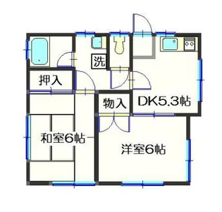 グリーンリーフ相模大野【2階】の間取り