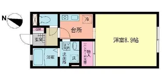 神奈川県横浜市緑区霧が丘2【アパート】の間取り