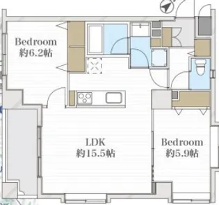 ドマーニ田端【2階】の間取り