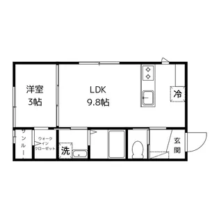 FELICE森【1階】の間取り