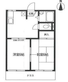星野ハイツ【2階】の間取り
