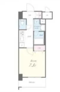 グランレーヴ東尾久【5階】の間取り