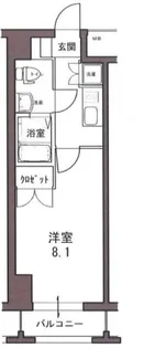 ドルチェ文京六義園【8階】の間取り